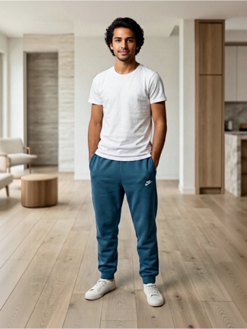 Nike Sportswear Club Fleece Joggers Sweatpants Blue XL